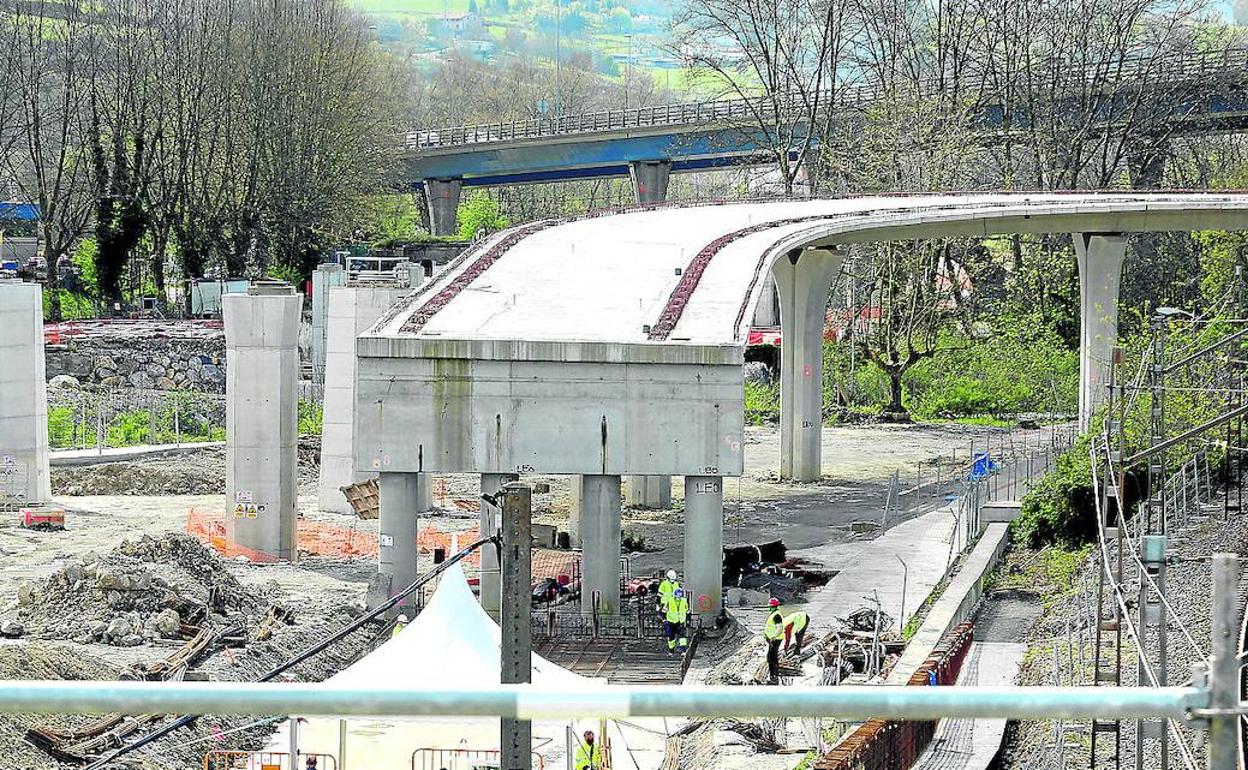 El tramo Hernani-Astigarraga es el último que se encuentra en obras en Gipuzkoa. 