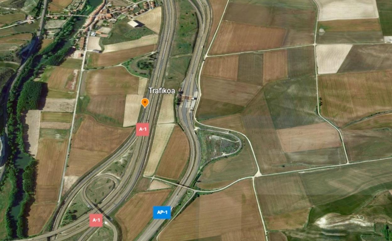 El accidente ha ocurrido en la A-1, en Armiñón.