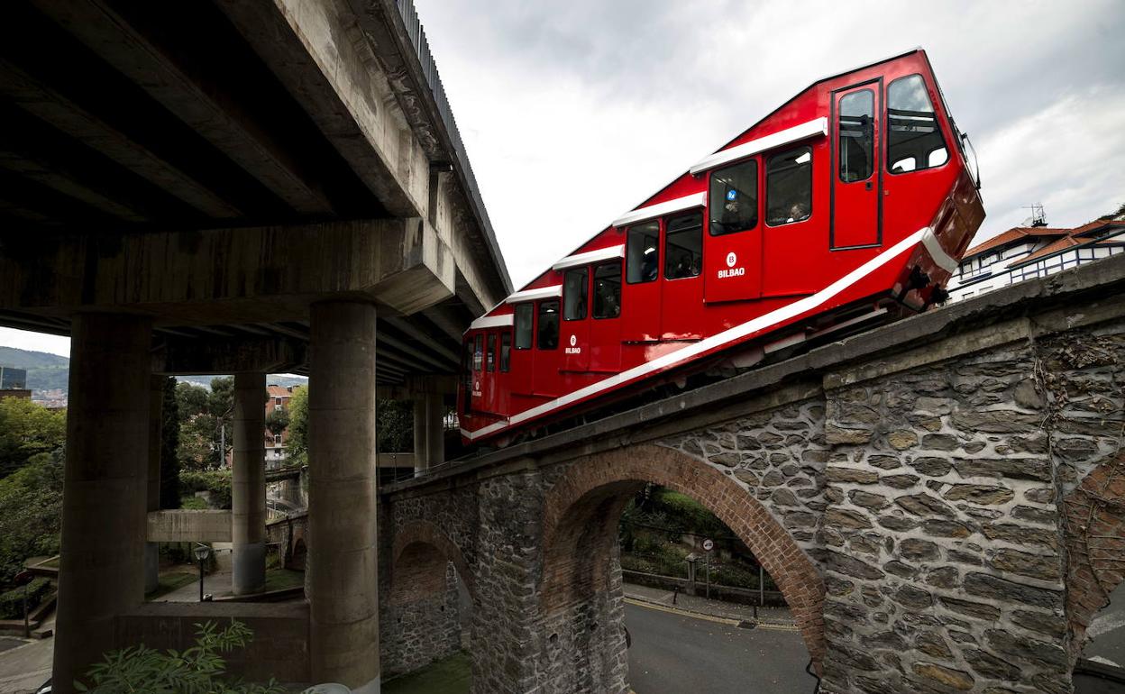 El servicio del funicular de Artxanda se suspenderá este miércoles por la tarde por trabajos de mantenimiento