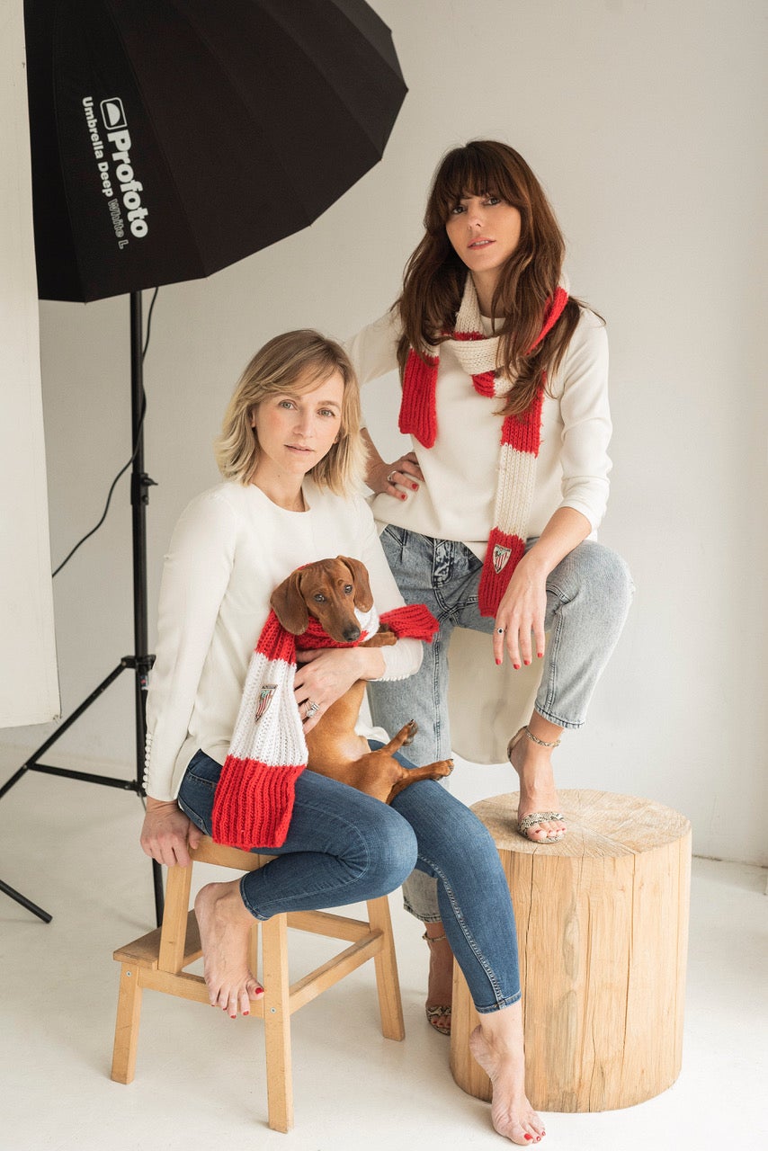 Sofía Arribas y Saioa Goitia con Roque - Diseñadora creativa y CEO de Sophie et Voilà