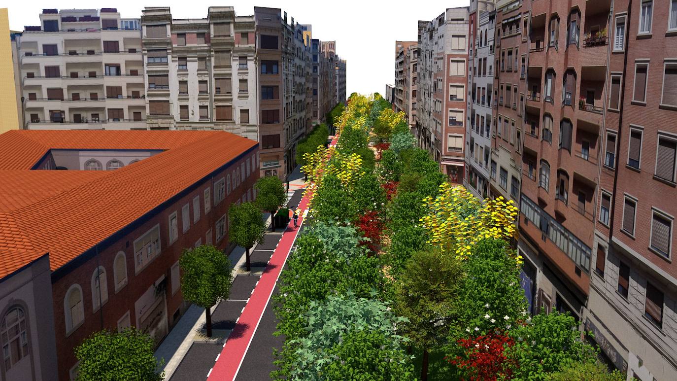 Fotos: Así quedará la calle María Díaz de Haro