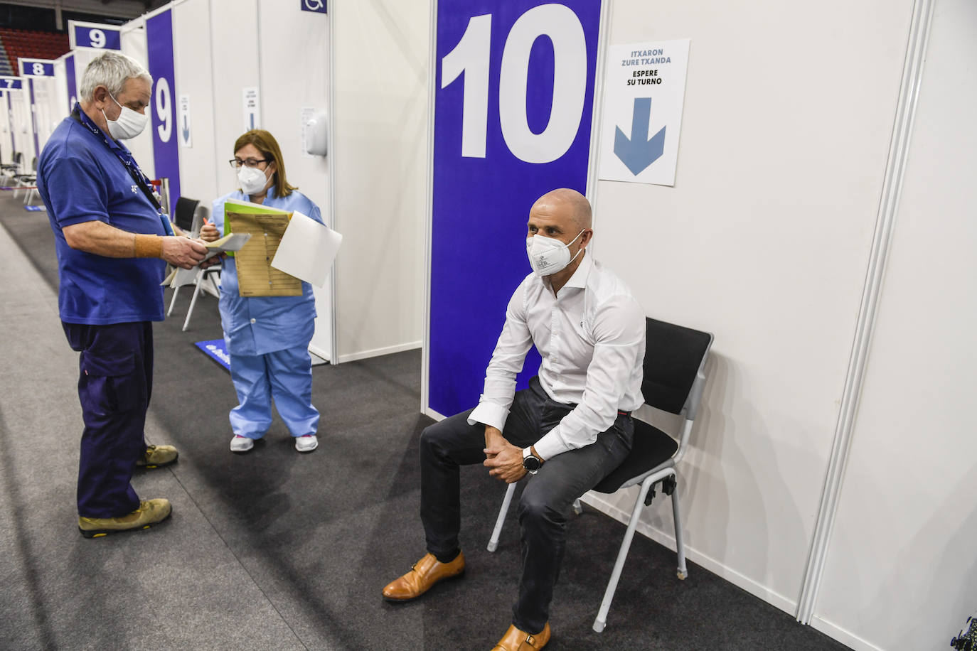 Fotos: Así ha sido el primer día en el vacunódromo de La Casilla