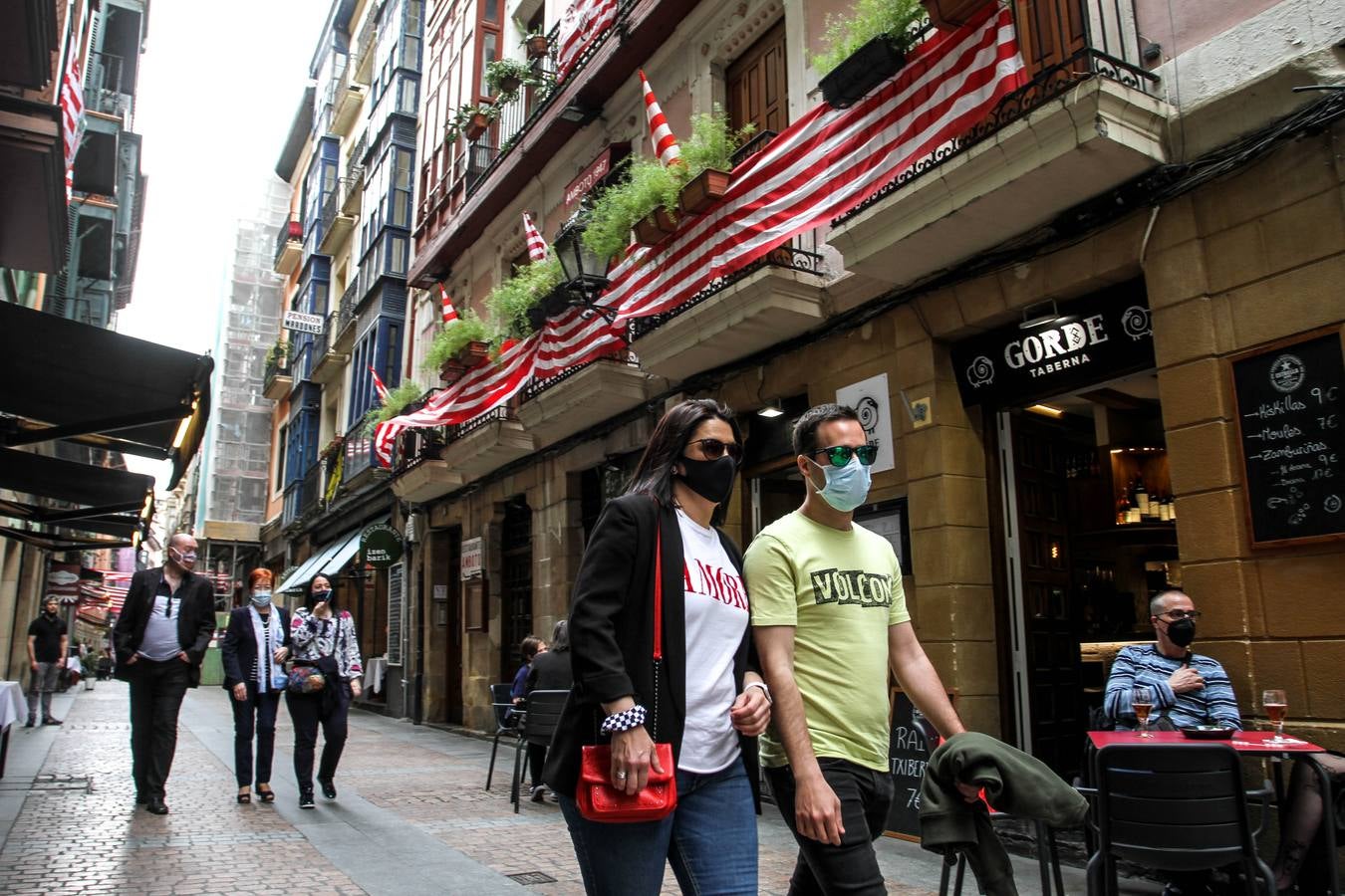 Calle Jardines, en el Casco Viejo.