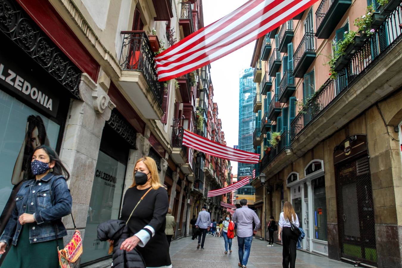 Calle Sombrereria, en el Casco Viejo.