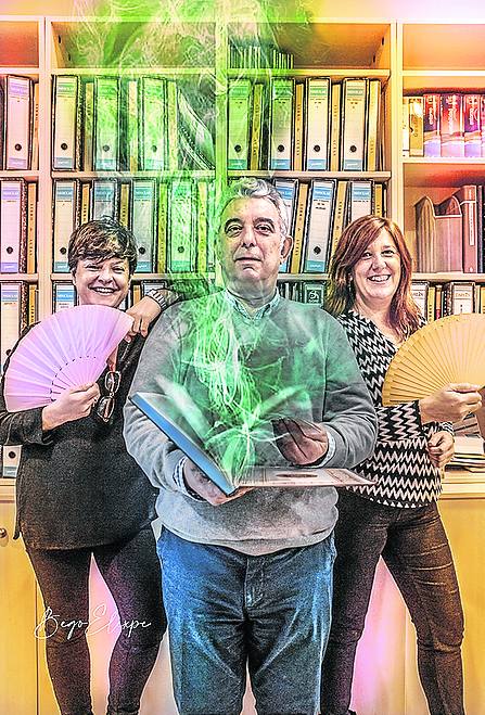 «Estamos orgullosos de este barrio», subrayan Yolanda Alonso, Fernando García y Cristina de la Fuente