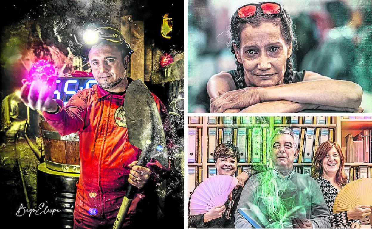 Una selección de retratos de los vecinos. 