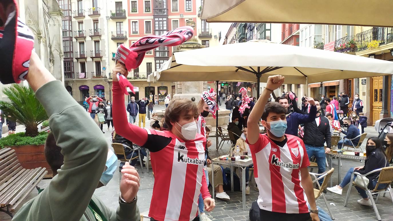 Plaza de Santiago en Bilbao.