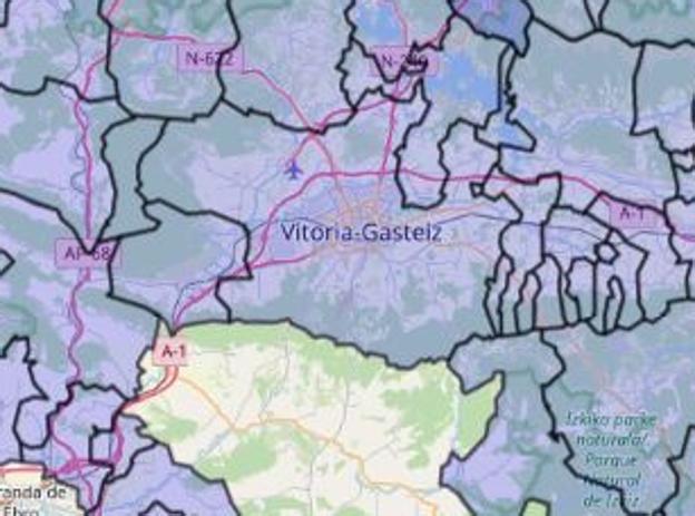 Los vecinos de qué municipios podrán venir a Vitoria y viceversa