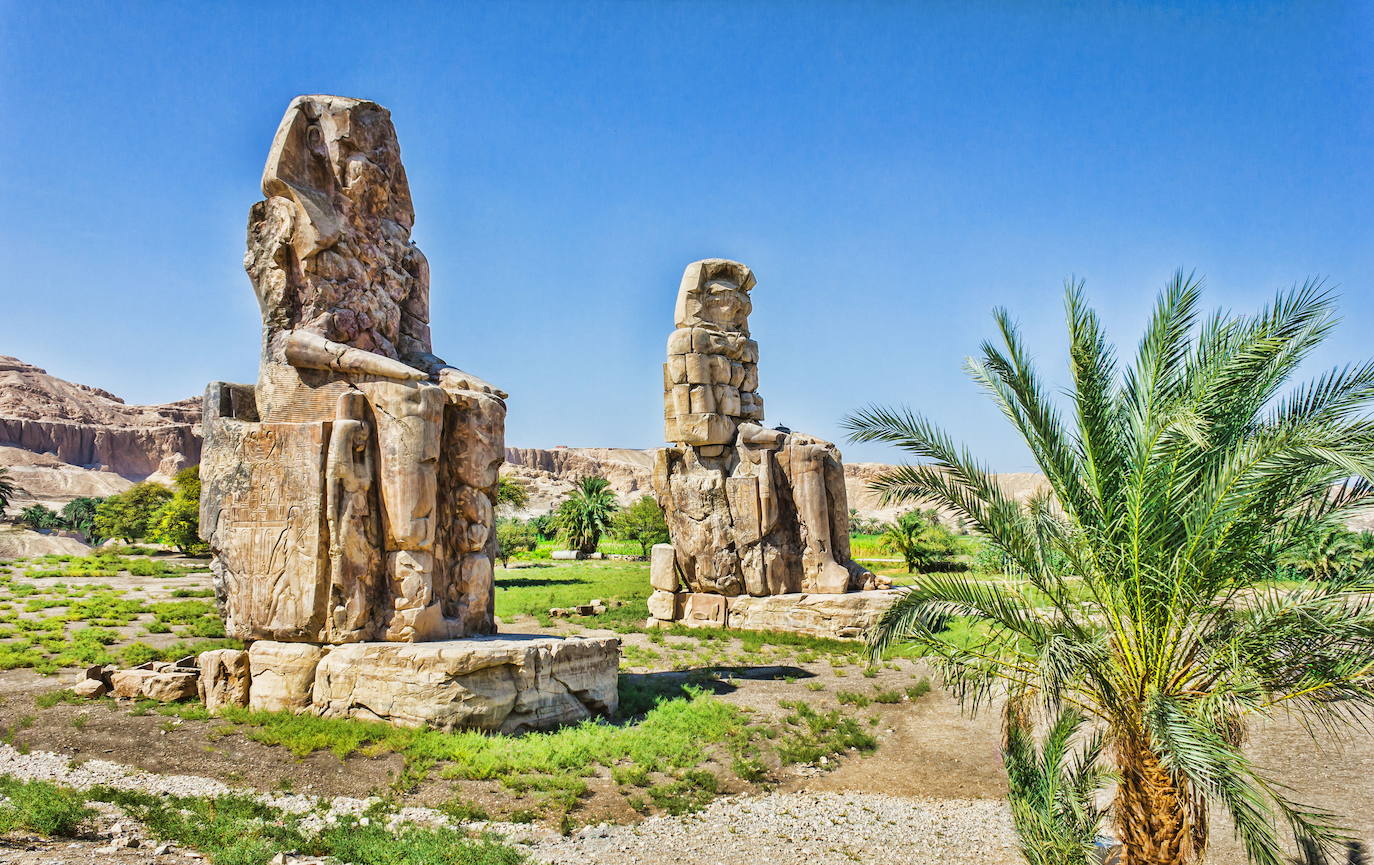 Colosos de Memnón (Luxor, Egipto)