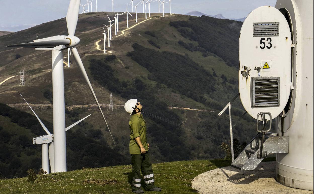 El Gobierno vasco e Iberdrola proyectan un nuevo parque eólico en Aramaio