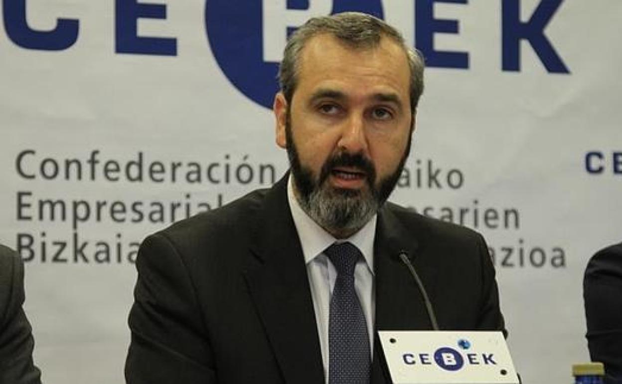 El presidente de CEBEK, Iñaki Garcinuño.