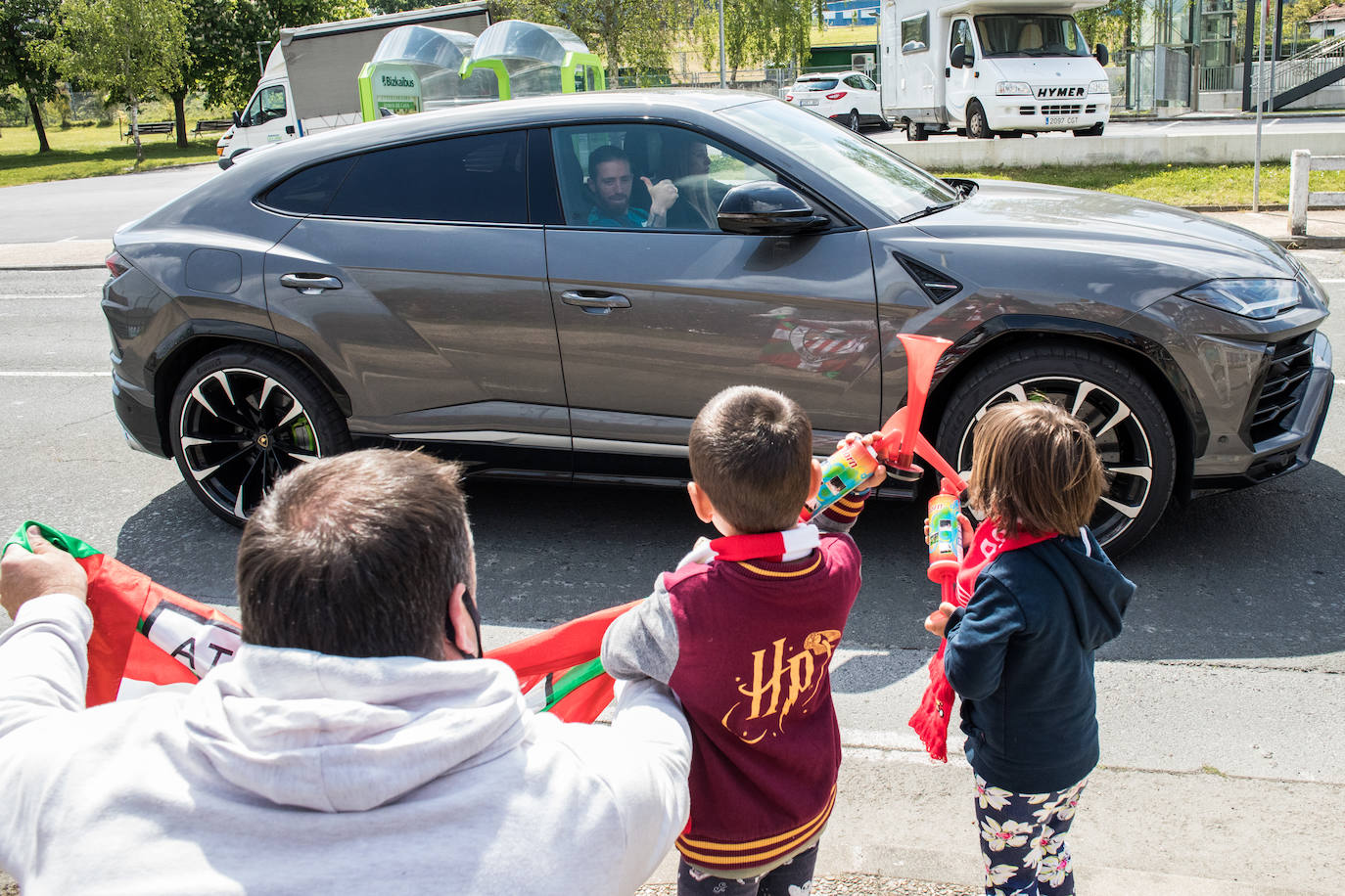 Fotos: Los jugadores rojiblancos ya regresan a Bilbao