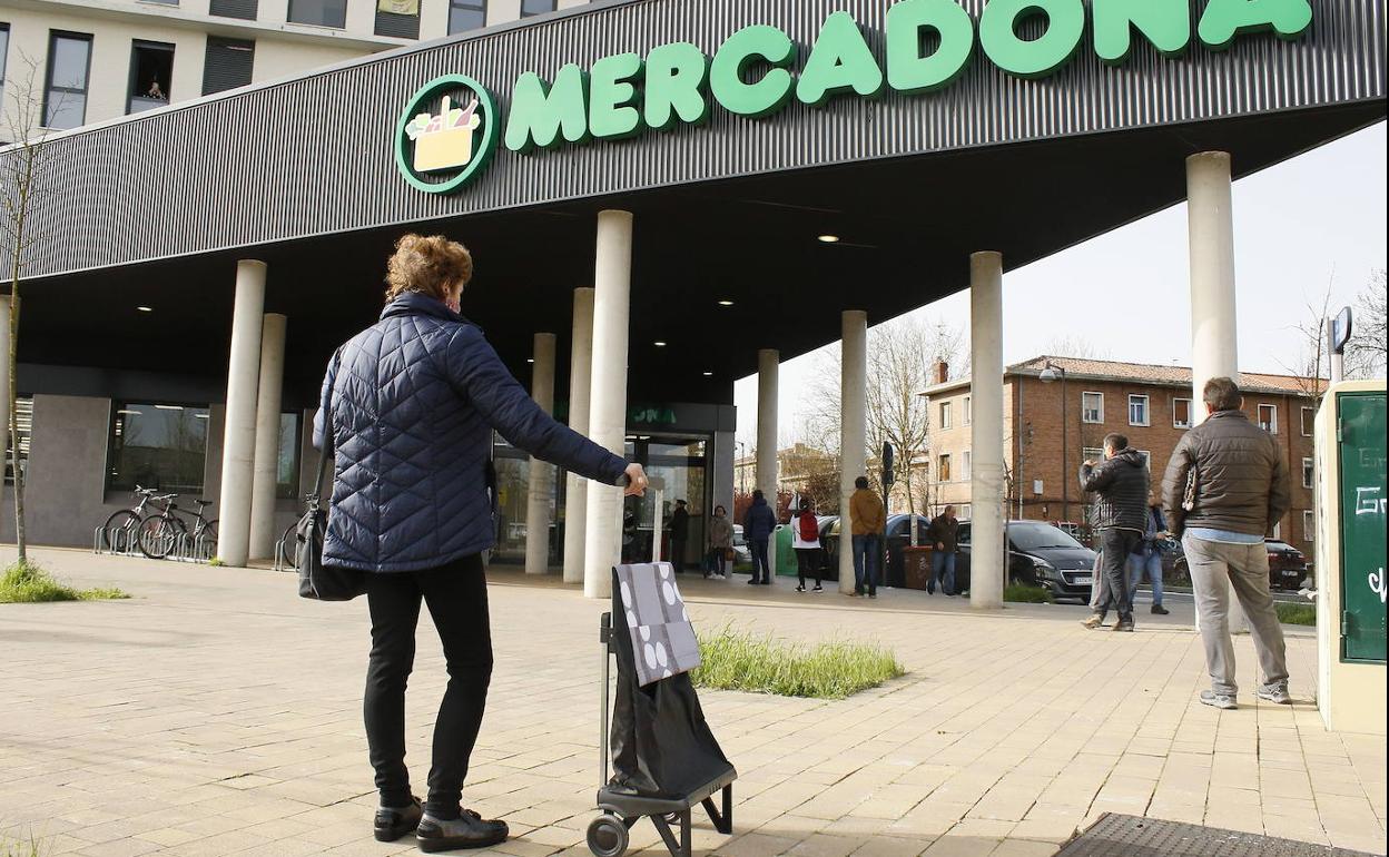 Una tienda de Mercadona en Vitoria.