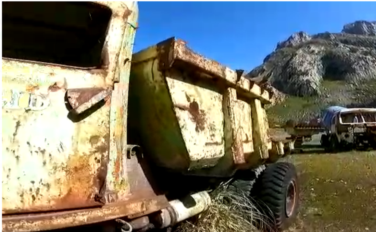 Estado actual de las canteras de Atxarte, en Abadiño 