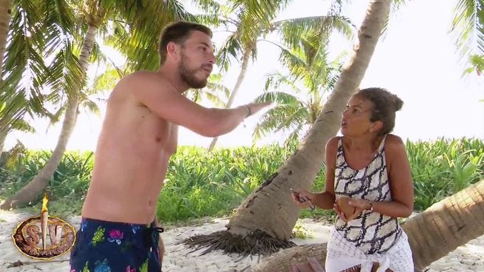 Tom y Marta López, durante uno de sus rifirrafes. 