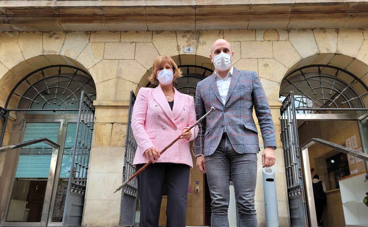 Ainhoa Basabe se convierte en la nueva alcaldesa de Sestao sustituyendo así a Josu Bergara./