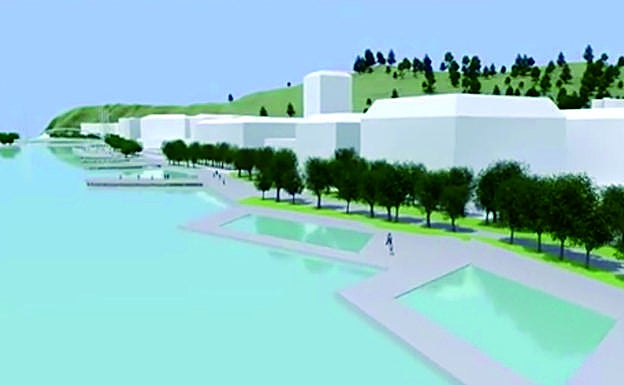 Proyecto de playas urbanas en Zorrzoaurre.