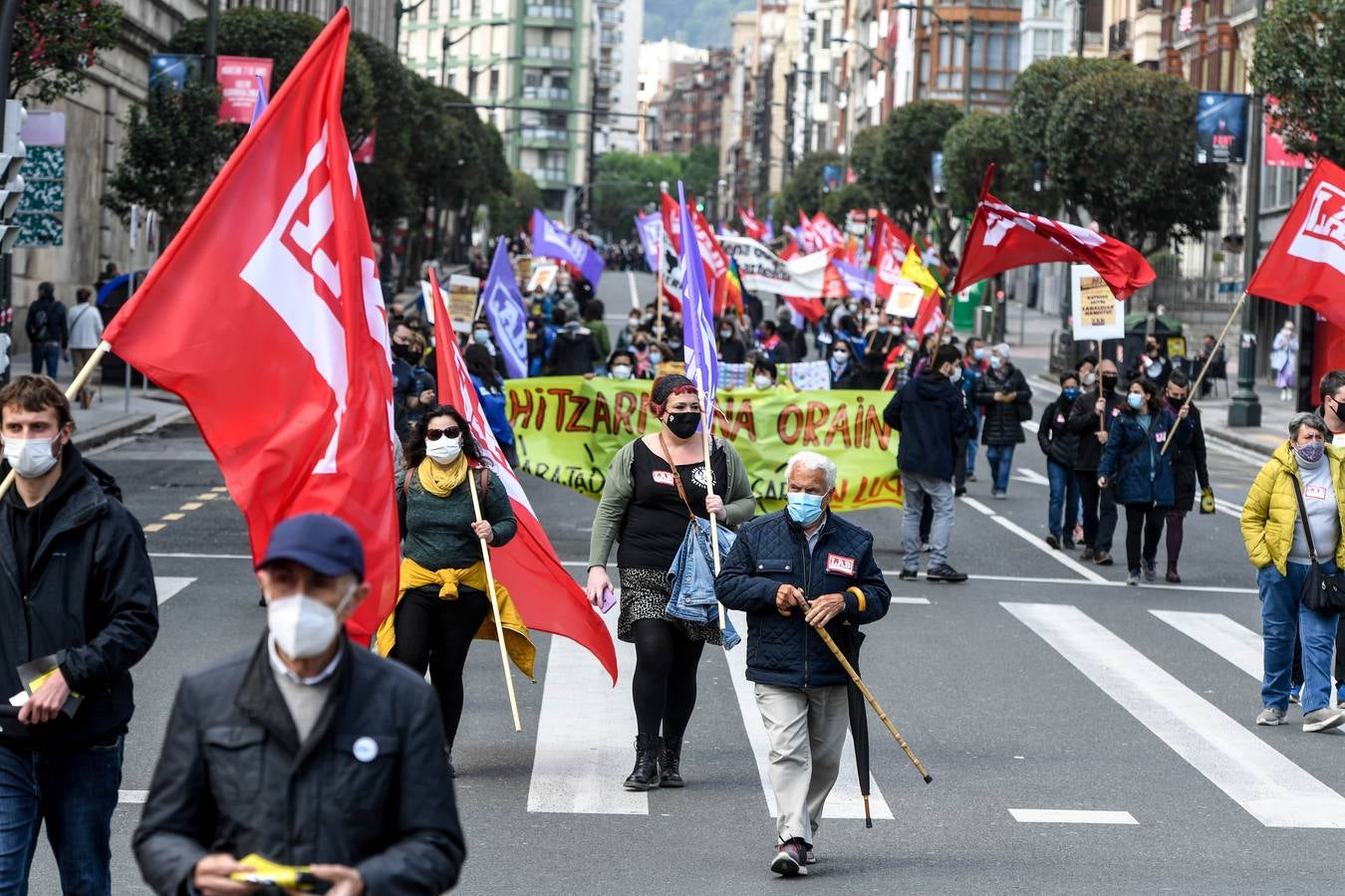 Fotos: Manifestaciones del Primero de Mayo