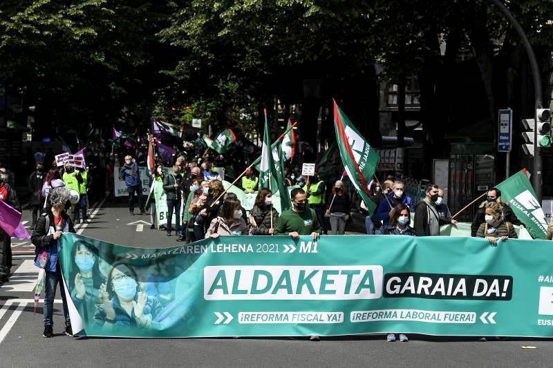 Fotos: Manifestaciones del Primero de Mayo