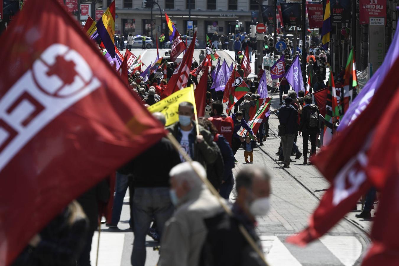 Fotos: Manifestaciones del Primero de Mayo