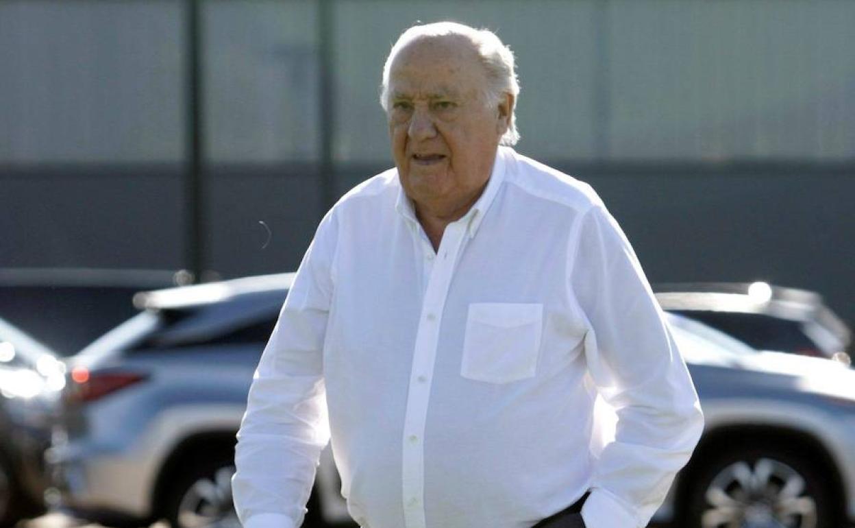 Amancio Ortega ingresó ayer 647 millones por el dividendo de Inditex