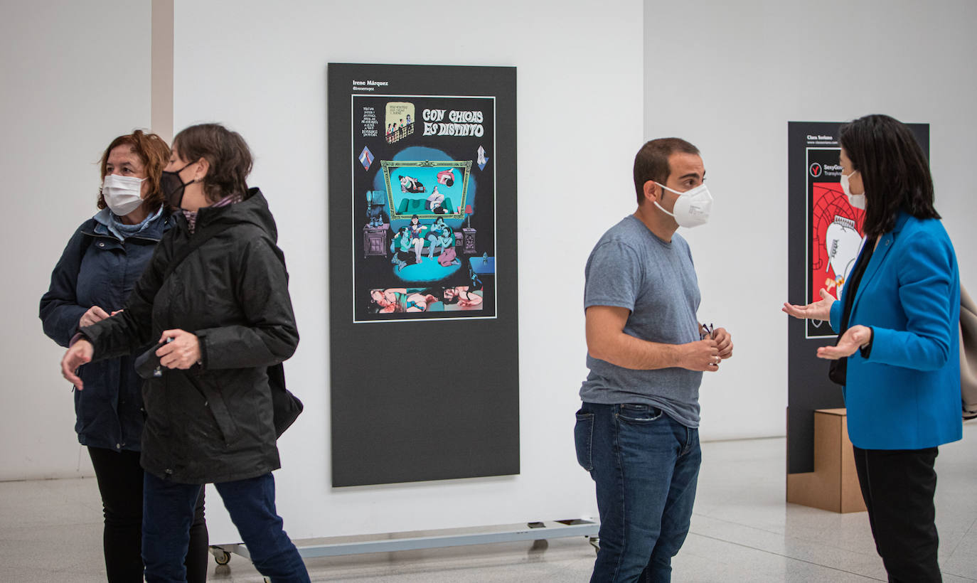 Fotos: Exposición en homenaje a los vampiros en el edificio Ensanche de Bilbao