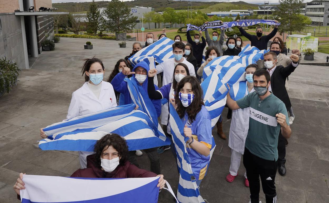 El apoyo al Alavés del Parque Tecnológico de Álava: «Parkean gaude, Alavesen alde!»