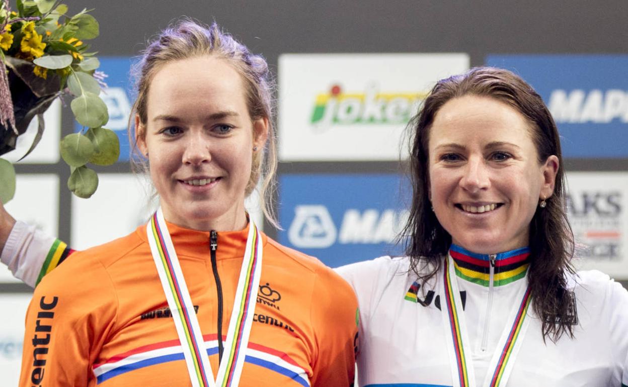 Anna van der Breggen y Annemiek van Vleuten, las mejores ciclistas del momento. 