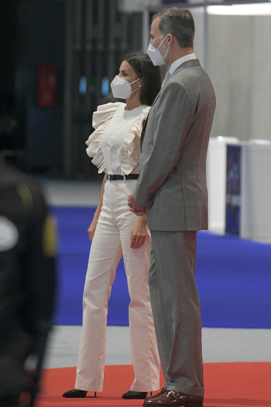 Fotos: Letizia saca su lado flamenco en Fitur: el mono de volantes que nadie esperaba ver