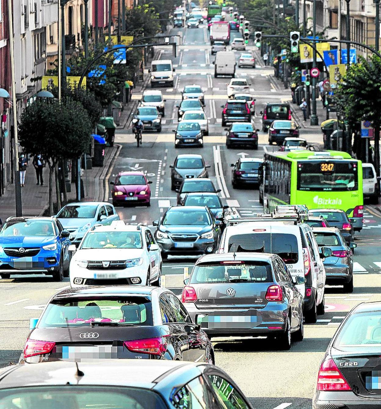 Bilbao también ha experimentado un aumento del tráfico por el transporte de mercancías. 