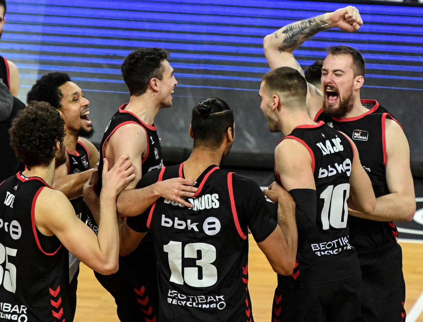 Fotos: Así ha sido la celebración del Bilbao Basket