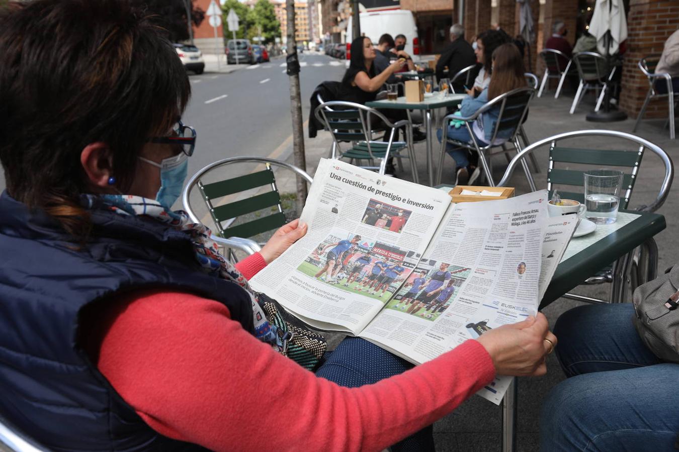 Fotos: El pueblo de Amorebieta festeja el ascenso