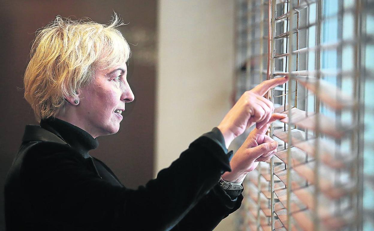 Carolina Pérez Toledo, en el despacho que ahora ocupará como nueva presidenta de Cebek. 