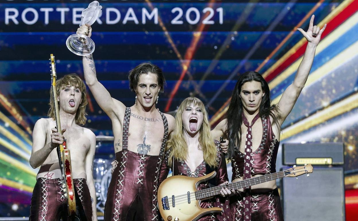 El vídeo de Italia, la canción ganadora Eurovisión 2021: 'Zitti E Buoni' de Maneskin