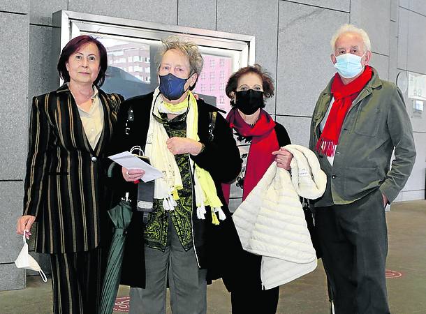 Emilia Díez, Elisabeth Bihlmaier, Trinidad Villacorta y Marcelino Álvarez.