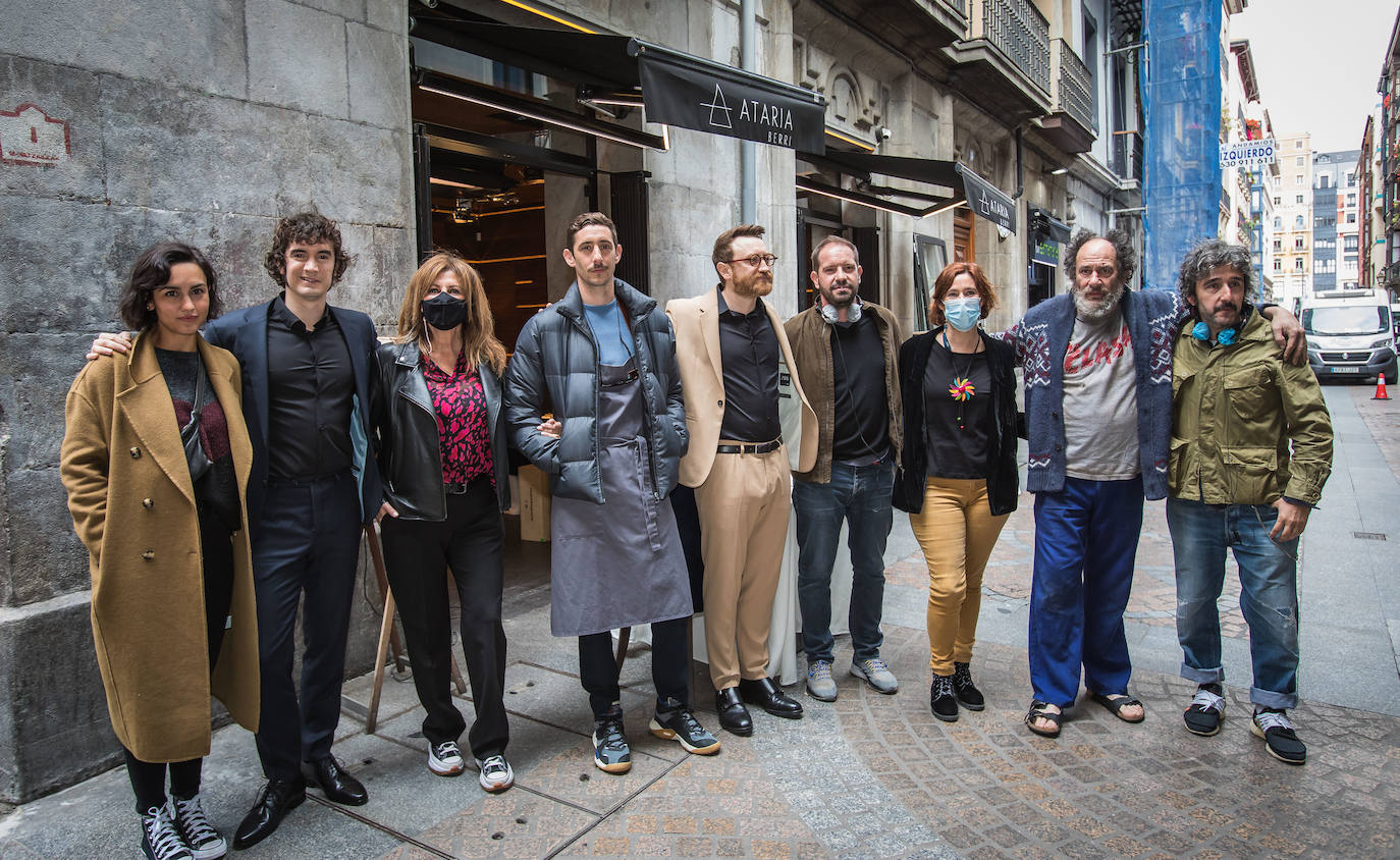 Fotos: Rodaje de &#039;La vida padre&#039; en el Casco Viejo de Bilbao, en imágenes