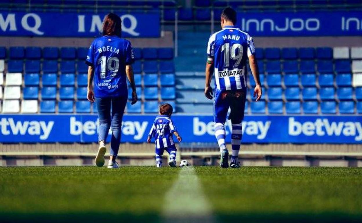 Fotografía elegida por Manu García para su adiós como jugador del Glorioso.