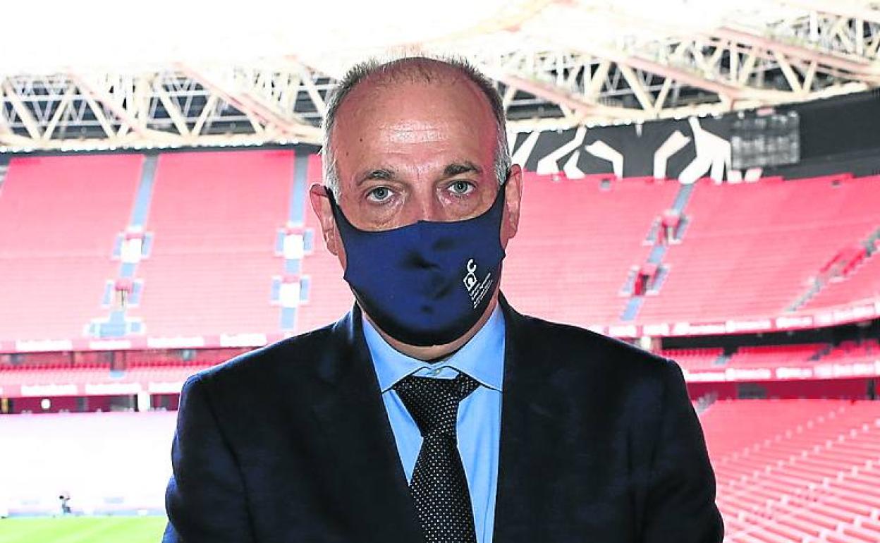 Elizegi respalda a Tebas en un acto con críticas a la Superliga