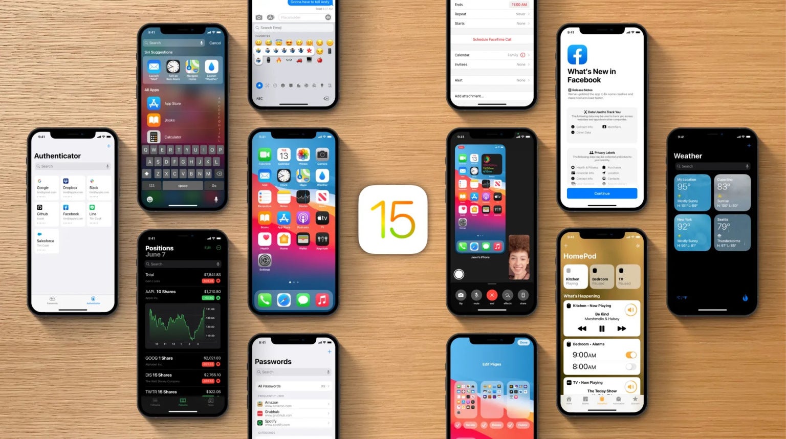 Concepto de iOS 15 