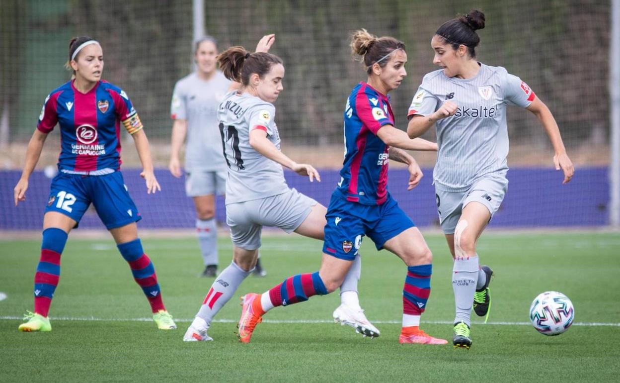 Un Athletic irreconocible cae con contundencia ante el Levante