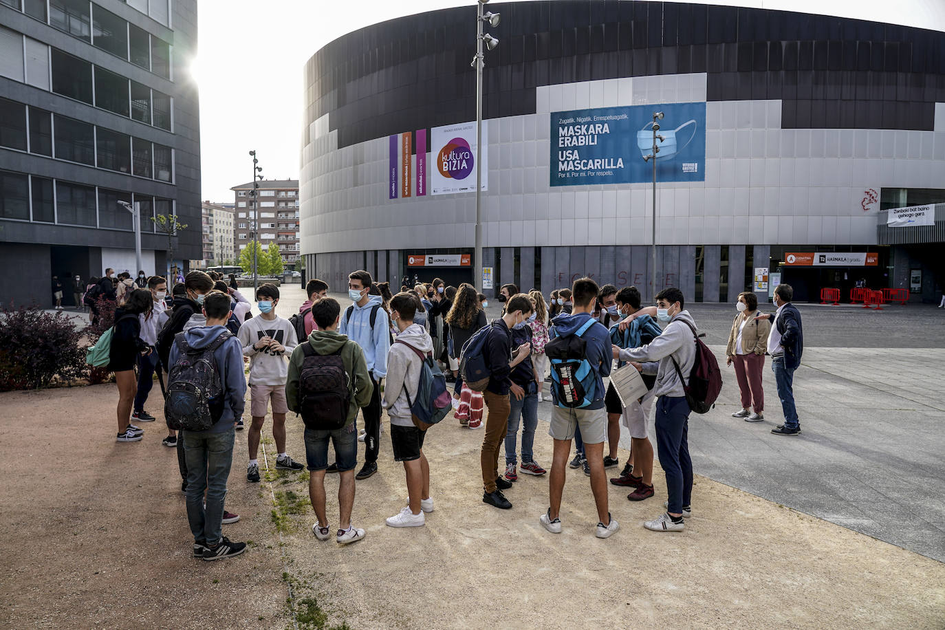 Fotos: Primera jornada de la Selectividad 2021 en Álava