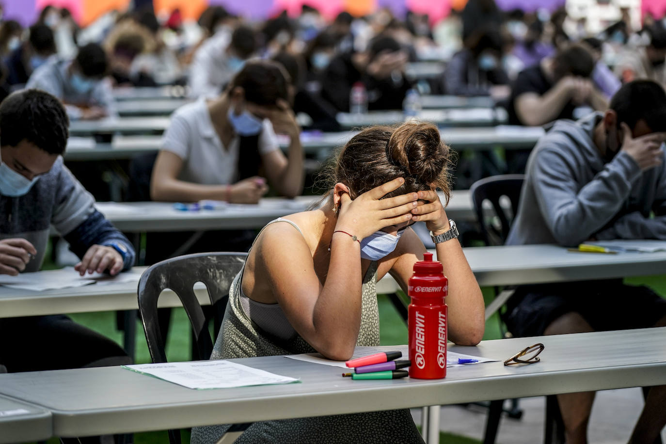 Fotos: Primera jornada de la Selectividad 2021 en Álava