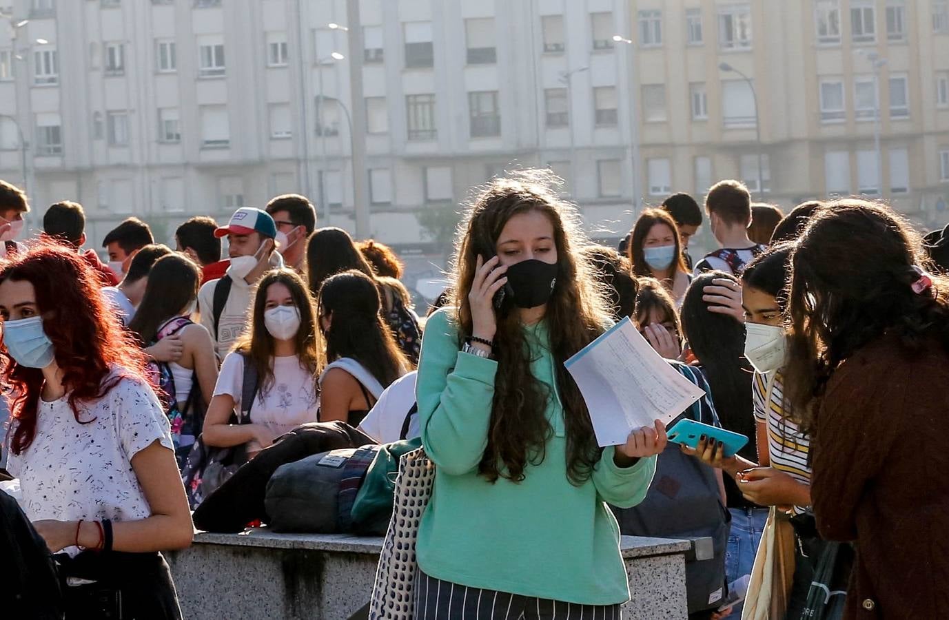 Fotos: Primera jornada de la Selectividad 2021