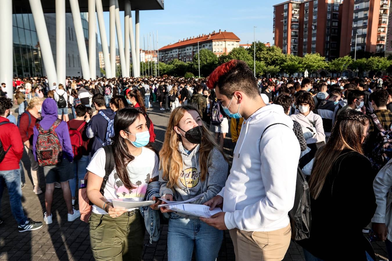 Fotos: Primera jornada de la Selectividad 2021