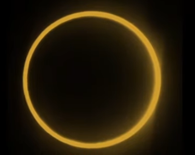 Así se vio el eclipse del 10 de junio de 2021