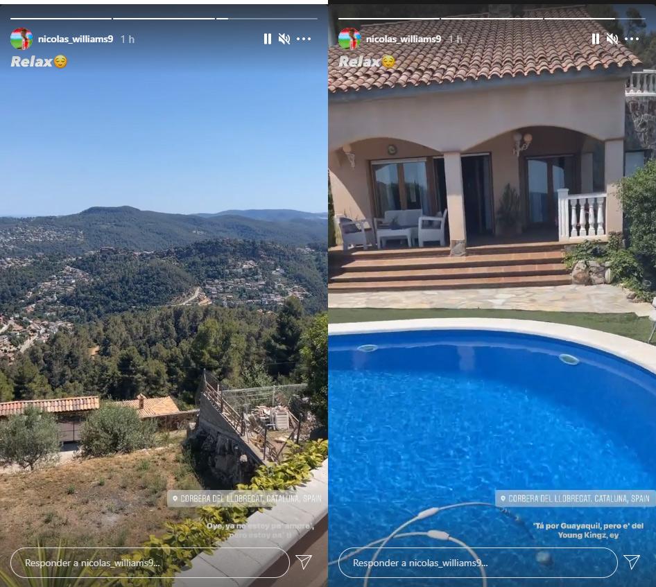 Nico Williams pasará unos días de «relax» en una villa de Corbera del Llobregat.