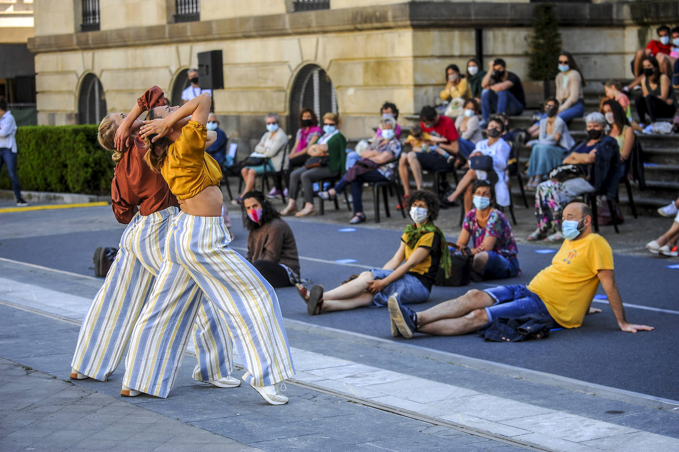 'Muda' de Proyecto Larrua en la Plaza de La Provincia