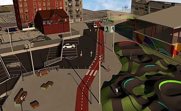 Otra recreación de como será la zona. 