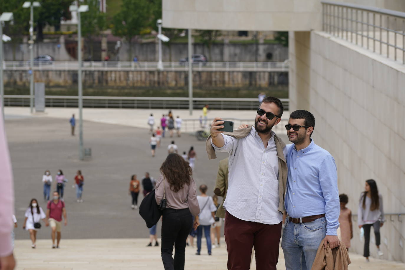 Fotos: Directo: Bizkaia se quita la mascarilla