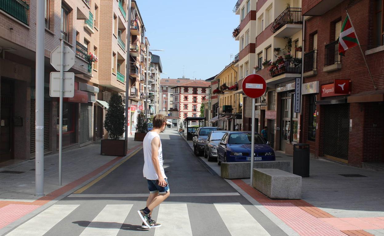 Amurrio estudia peatonalizar la calle Frontón 